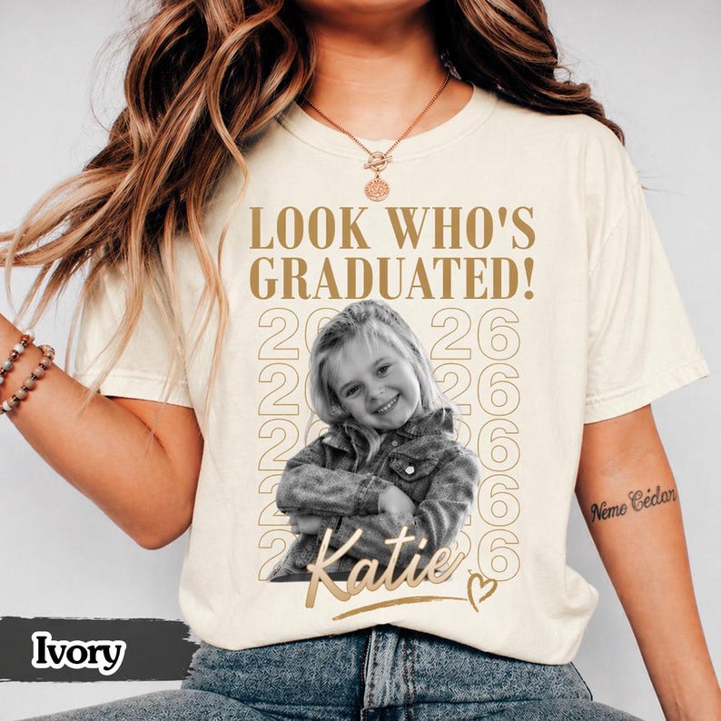 Personalized Vintage Photo Graduation - Senior 2026 Graduate Gift
