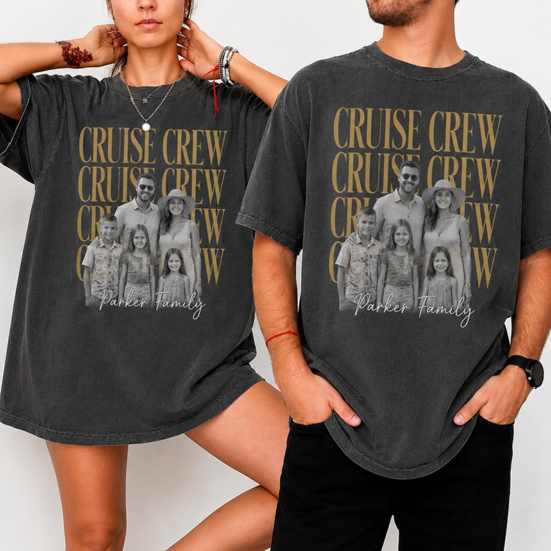Personalized Cruise Family Photo - Custom Vacation & Reunion Matching Group