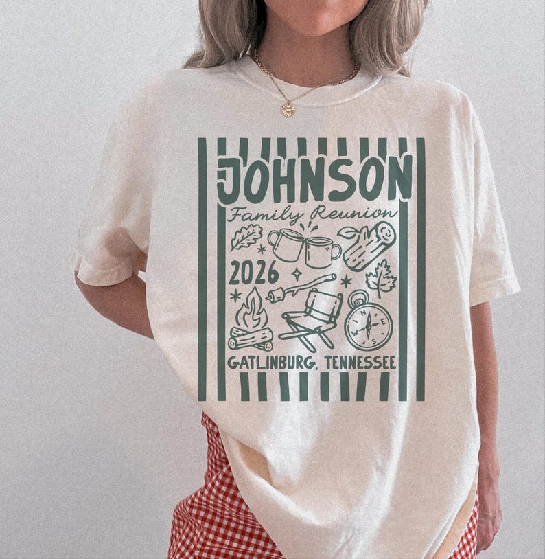 Custom Family Reunion - Matching Family Cabin Trip Shirts - Reunion Trip - Family Matching Mountain