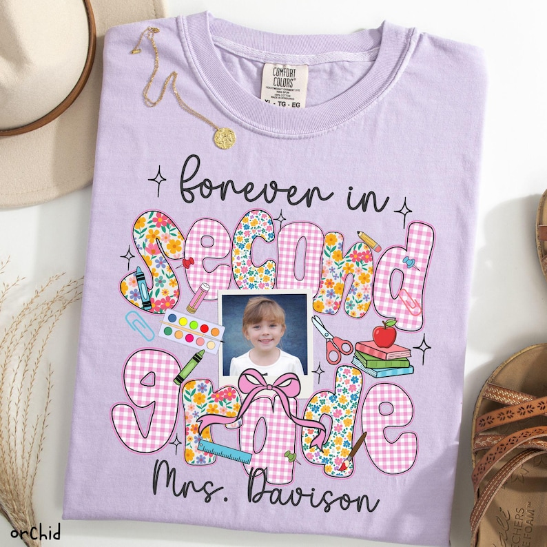 Personalized Second Grade Teacher - Forever in Second Grade School Gift