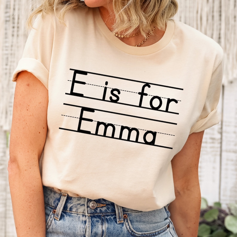 Personalized Alphabet - Custom Name Letter for Kids & Adults