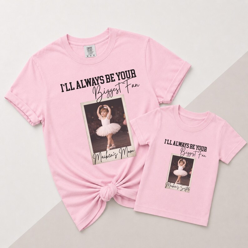 Personalized Dance Mom Photo - Biggest Fan - Proud Recital Performance Gift