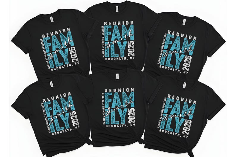 Personalized Family Reunion - Custom Name - Matching Family Vacation - Reunion Trip - Summer BBQ