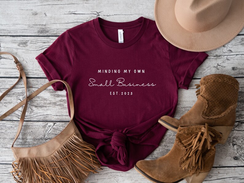 Minding My Own Small Business - Custom Year Owner Gift