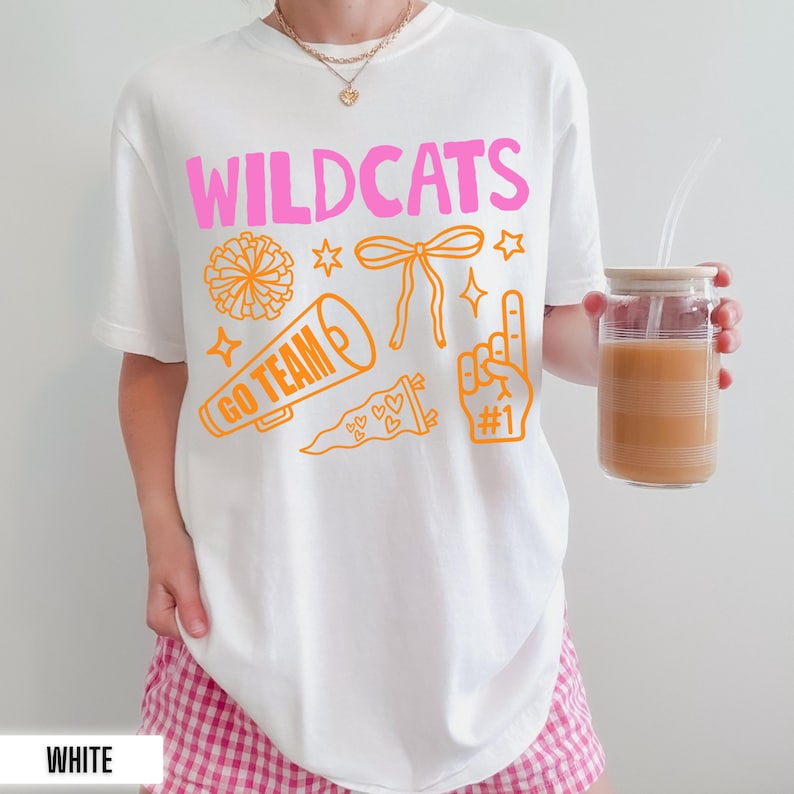 Personalized School Spirit - Custom Mascot - Game Day - School Spirit Wear - School Pride - Fan Gift
