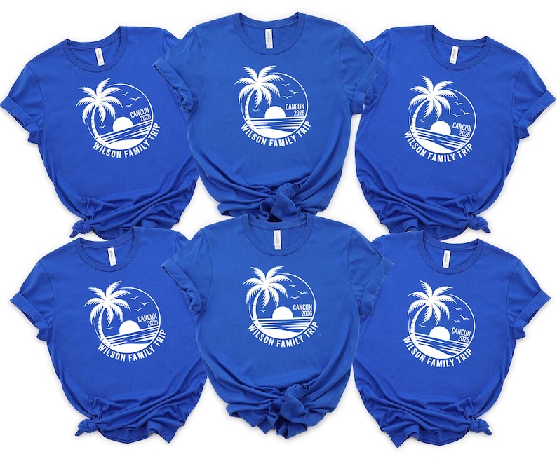 Custom Family Vacation Top: Personalized Beach Trip