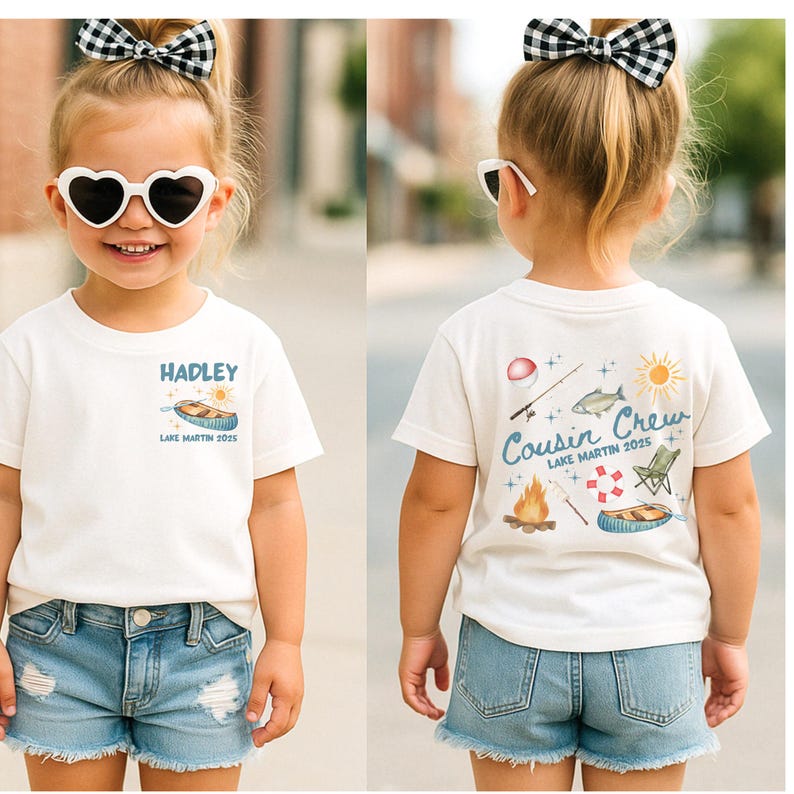 Custom Cousin C.rew Lake Trip Personalized Name Summer Camping Family Vacation Design Top