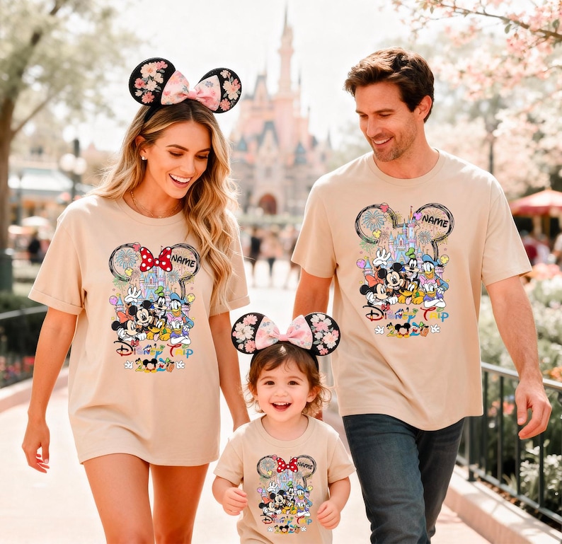 Custom Disney Family Trip -Disney Trip 2026 -Minnie Mickey -Disney Family Matching Vacation