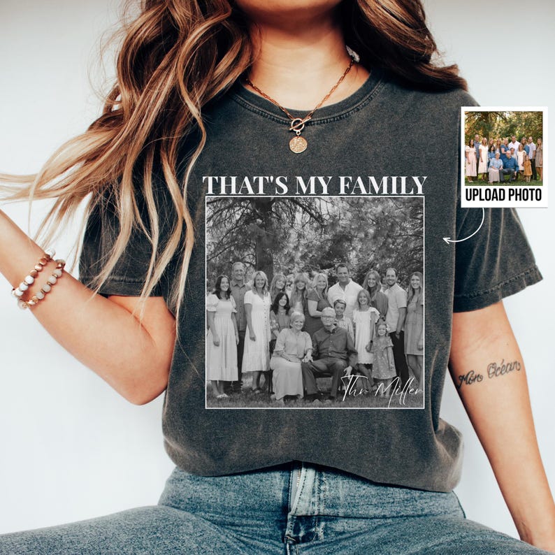 That's My Family Custom Photo - Personalized Family Picture Family Reunion Gift