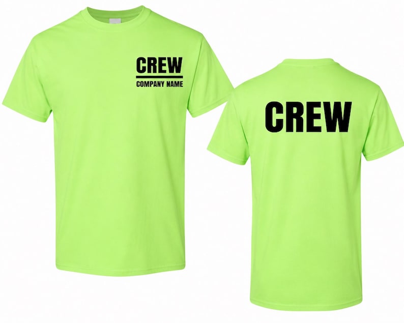 Custom Business Logo - Personalized Cotton Work Team