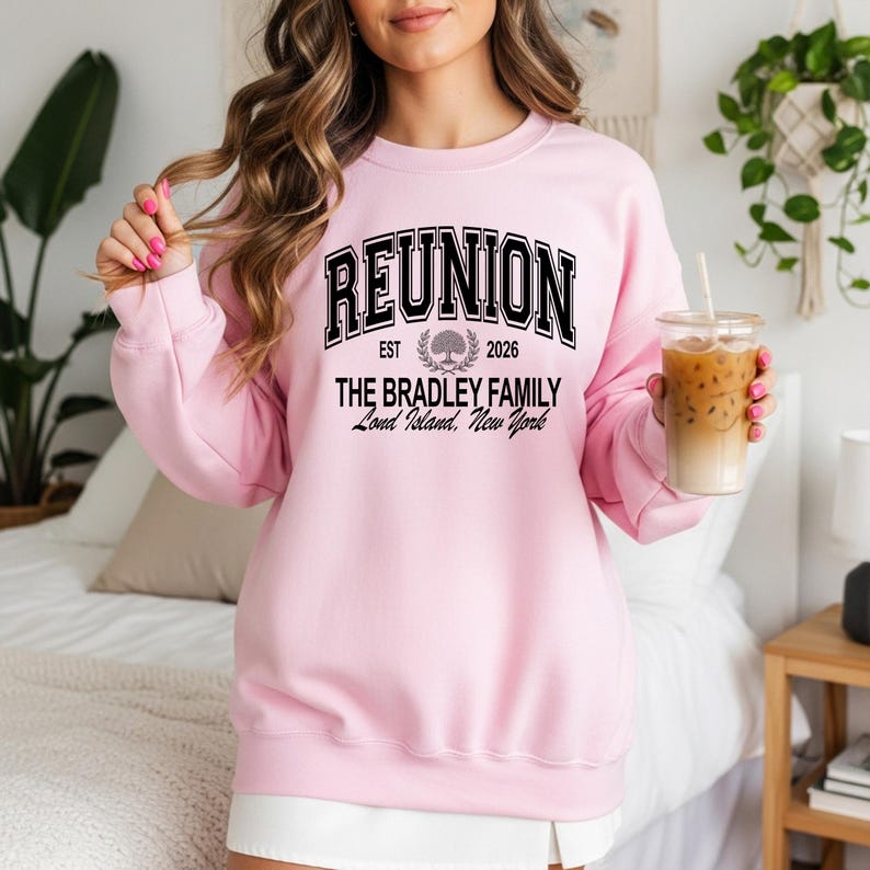 Personalized Family Reunion - Matching Last Name & Location Gift
