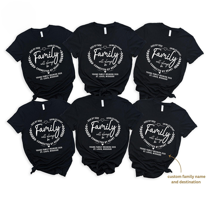 Personalized Family Gathering - Custom Reunion Matching Group Gift