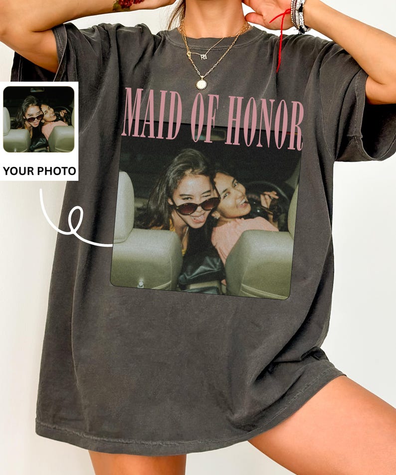 Personalized Maid of Honor Photo - Team Bride - Bachelorette & Bridal Shower Gift