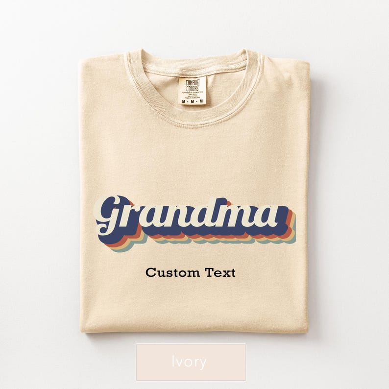 Personalized Grandma Gift - Custom Text - Vintage Retro Gift for Grandma - Custom Retro Grandma