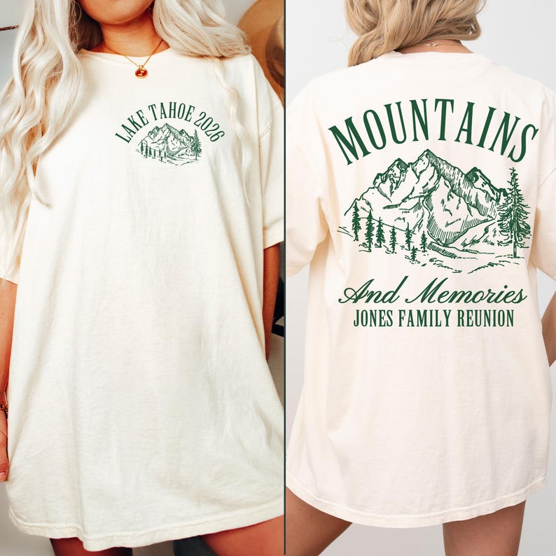 Personalized Camping Family Reunion - Custom Mountain Cousin Matching Gift