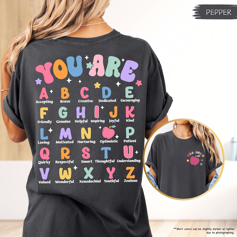 Custom Teacher Name - You Are Teacher - Teacher School Gift - Back To School