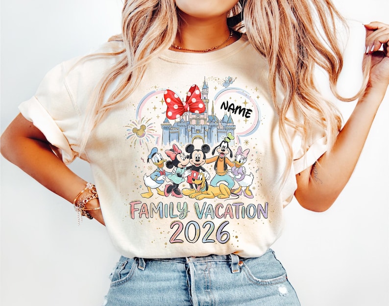 Custom Disneyworld Family Trip - Disney Family Vacation - Personalized Family Matching - Disney