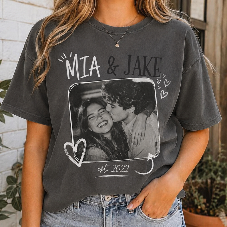 Personalized Vintage Couple Photo - Custom Anniversary & Wedding Gift for Husband & Wife