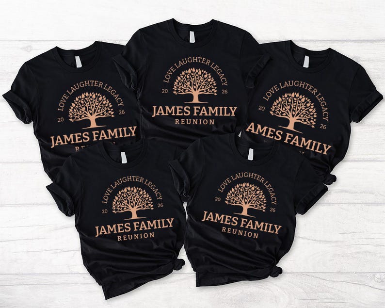 Personalized Boho Family Tree - Custom Family Reunion with Name
