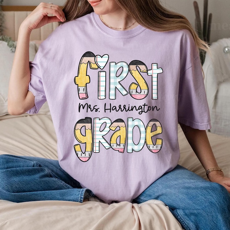 Personalized First Grade Teacher - Custom Team Back to School Gift