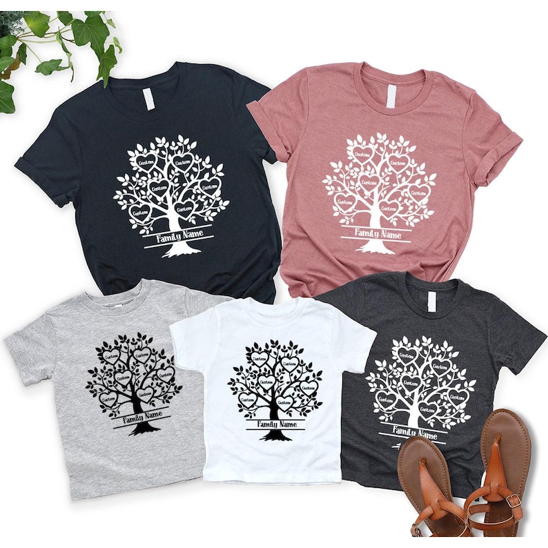 Personalized Family Tree - Matching Cousins & Family Reunion Gift
