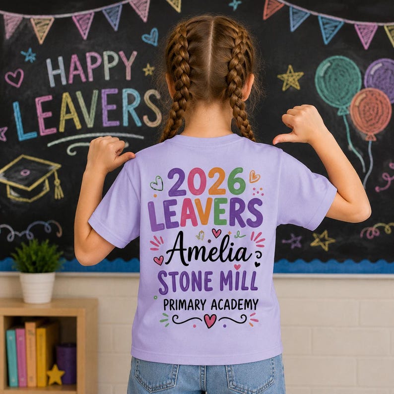 Personalized 2026 Leavers - Custom Name Year 6 Graduation Gift