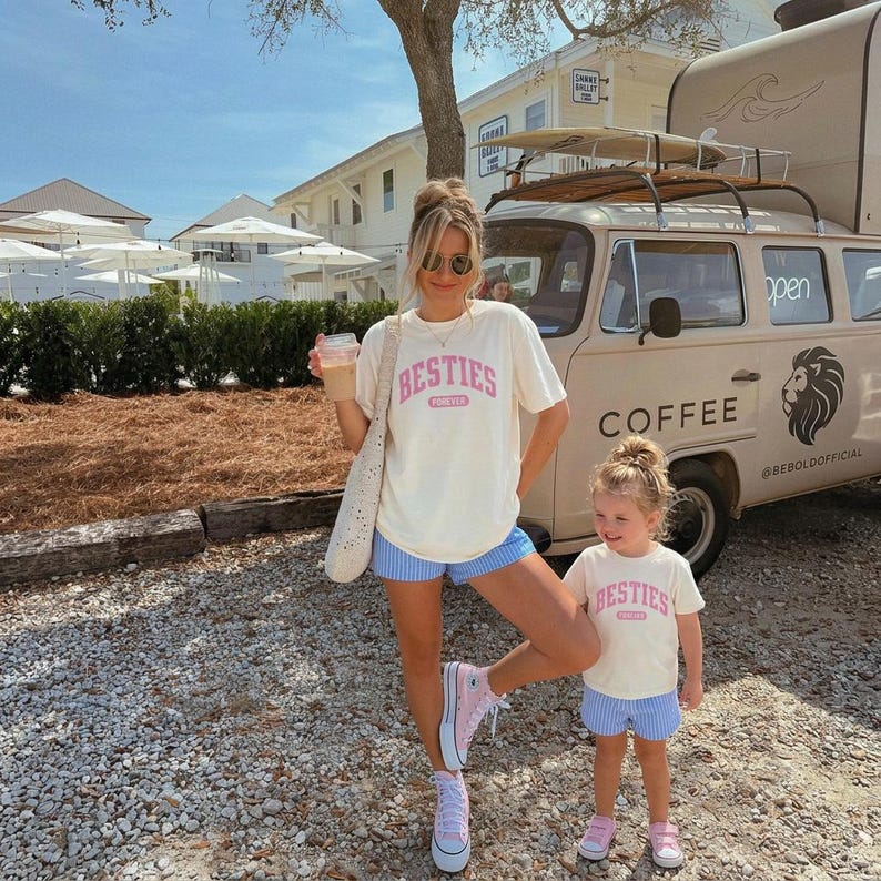 Besties Forever - Mom and Daughter Matching - Cute Best Friend Matching Family