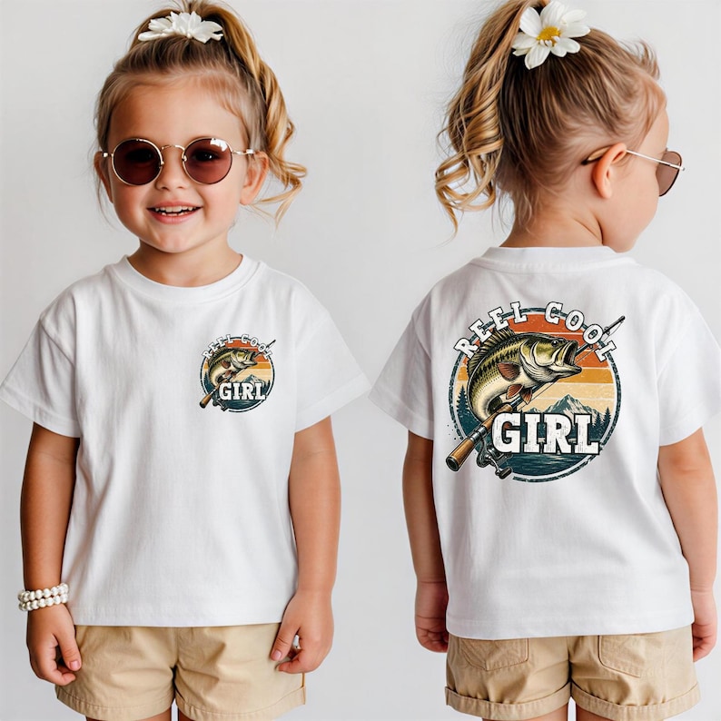 Reel Cool Fishing Family Custom Title Personalized Dad Son Girl Angler Gift