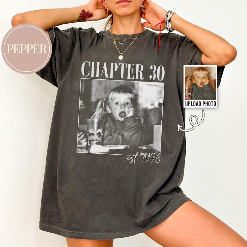 Chapter 30 Birthday Photo Gift Personalized 30th Birthday Retro Throwback Memory
