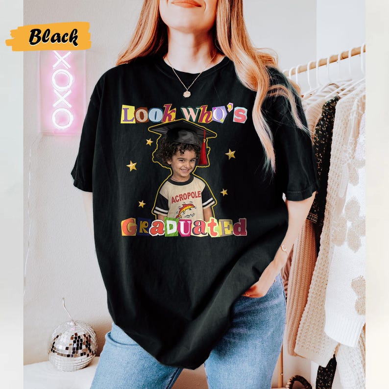 Personalized Graduation Photo - Vintage Family Graduation Celebration Gift