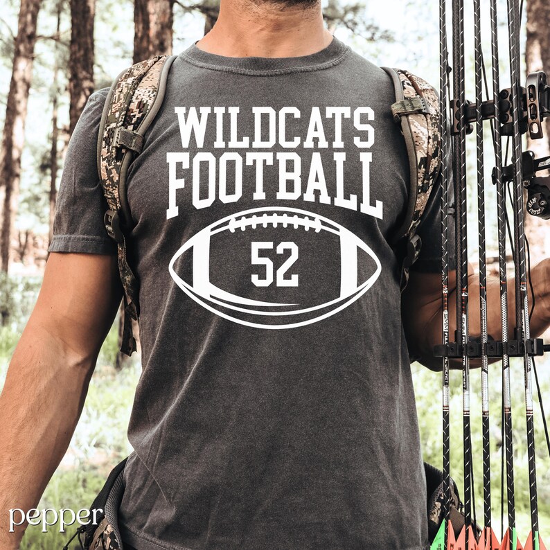 Personalized Football Dad - Custom Team Name Game Day for Men