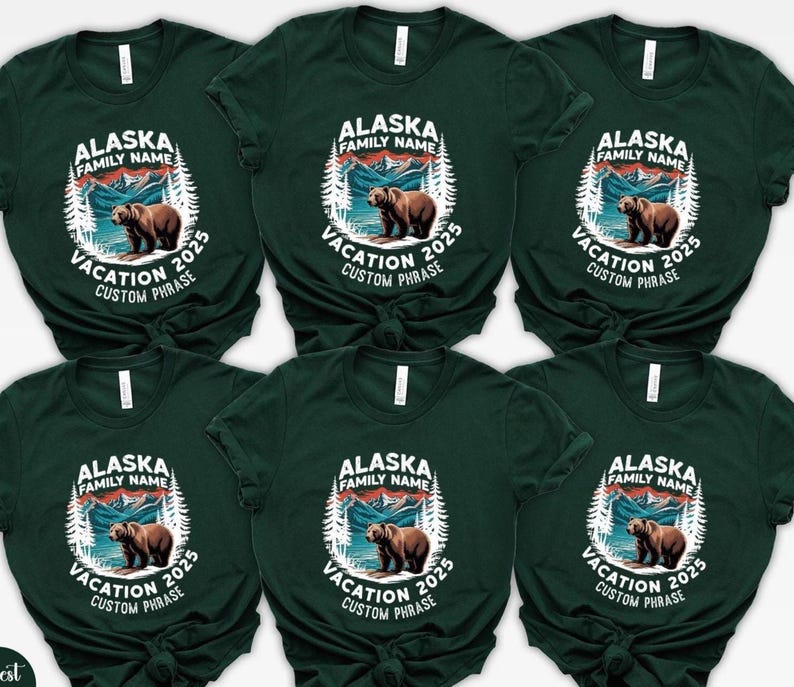 Personalized Alaska Cruise Family Matching Vacation Gift
