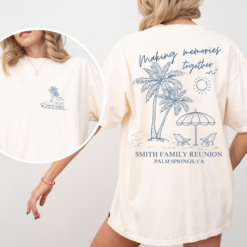Personalized Family Reunion - Matching Vacation & Cousin with Custom Family Name