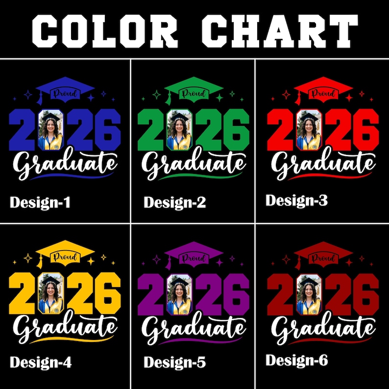 Personalized Graduation Photo - Custom 2026 Family Matching Celebration Gift Bella Canvas T-Shirt