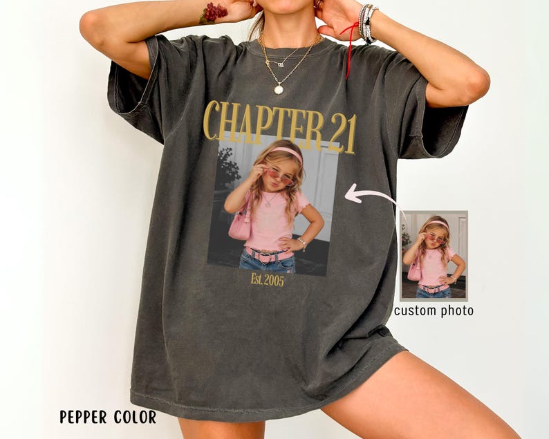 Custom Photo Chapter Birthday - Personalized Milestone Birthday