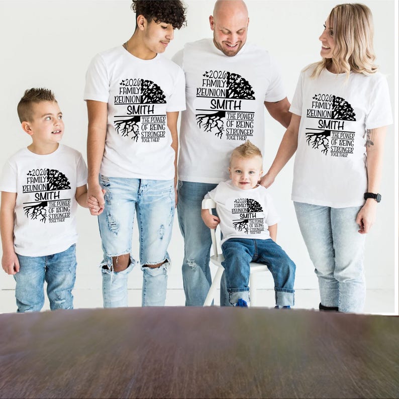 Personalized Matching Family Reunion with Custom Family Name