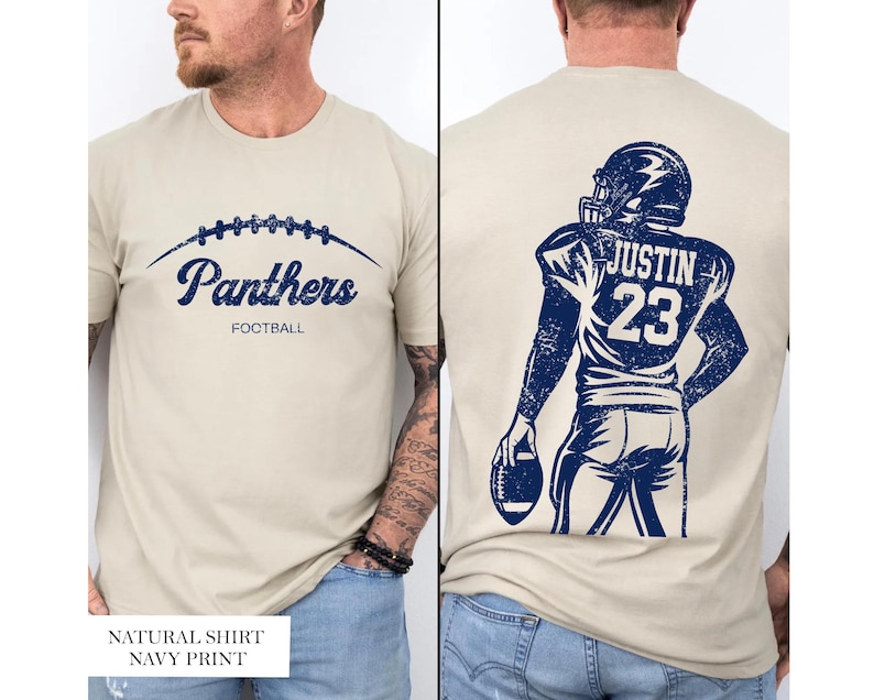 Personalized Football Team - Custom Name & Number Game Day
