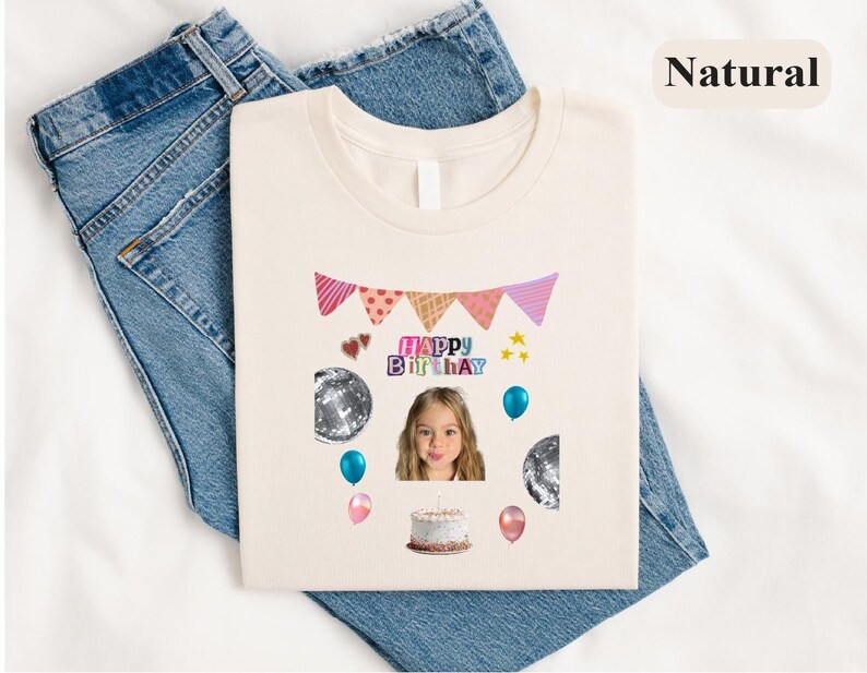 Personalized Vintage Birthday Photo - Custom Birthday Family & Friends Gift