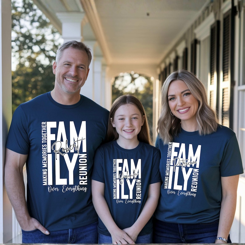 Personalized Making Memories Together - Custom Family Reunion with Name