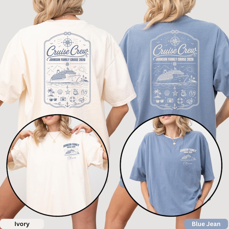 Custom Family Cruise - Matching Vacation Trip