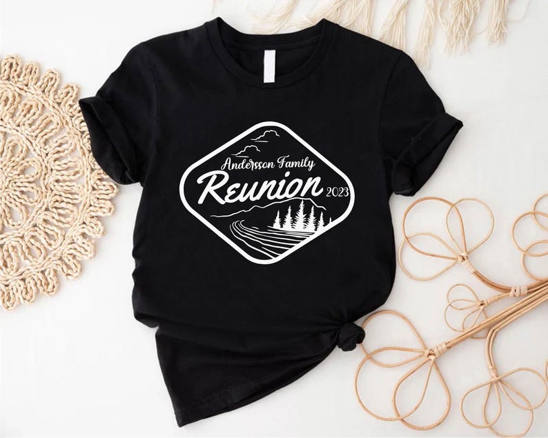 Personalized Family Reunion - Matching Family Vacation with Custom Family Name