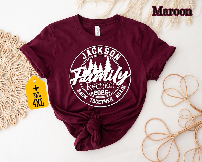 Family Reunion - Custom Family Name Back Together Again Group - Reunion Trip - Family Matching