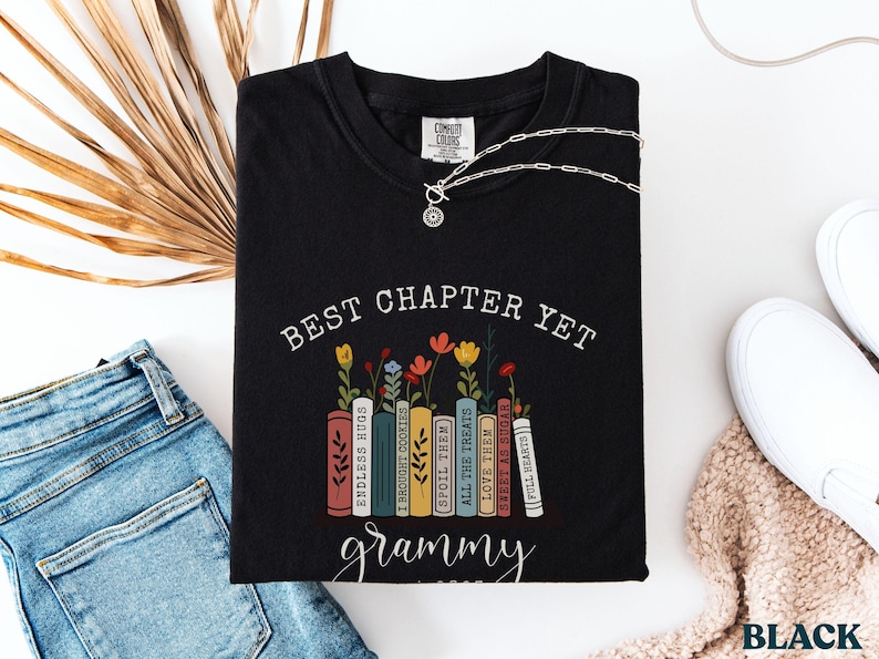 The Best Chapter Yet Grandma -Personalized Grandma Mothers Day Gift -Gift for Grandma Book Lover