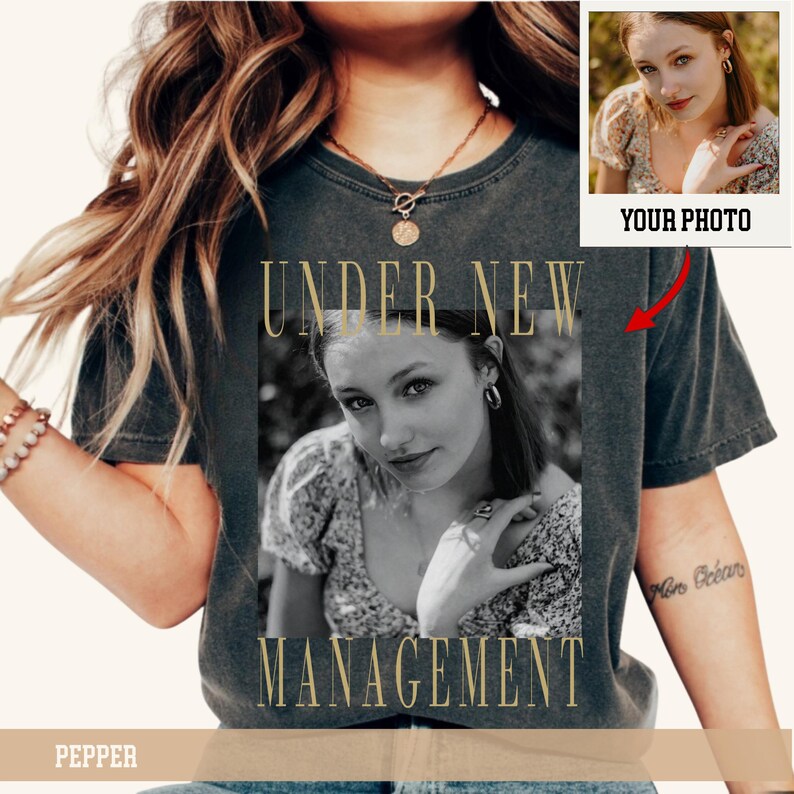 Custom Under New Management - Personalized Photo Comfort Color - Funny Boyfriend Gift - Girlfriend