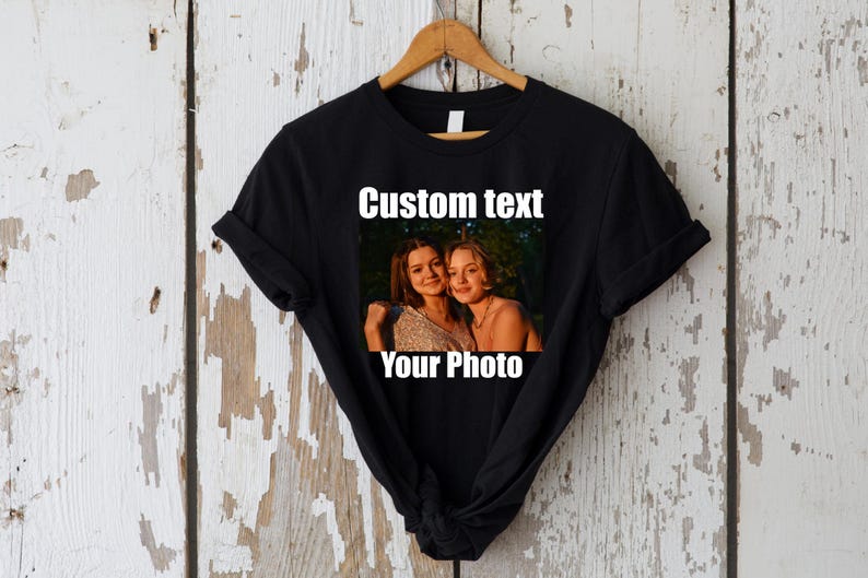 Custom Photo Personalised Text Memories Picture Design Customised Gift Top