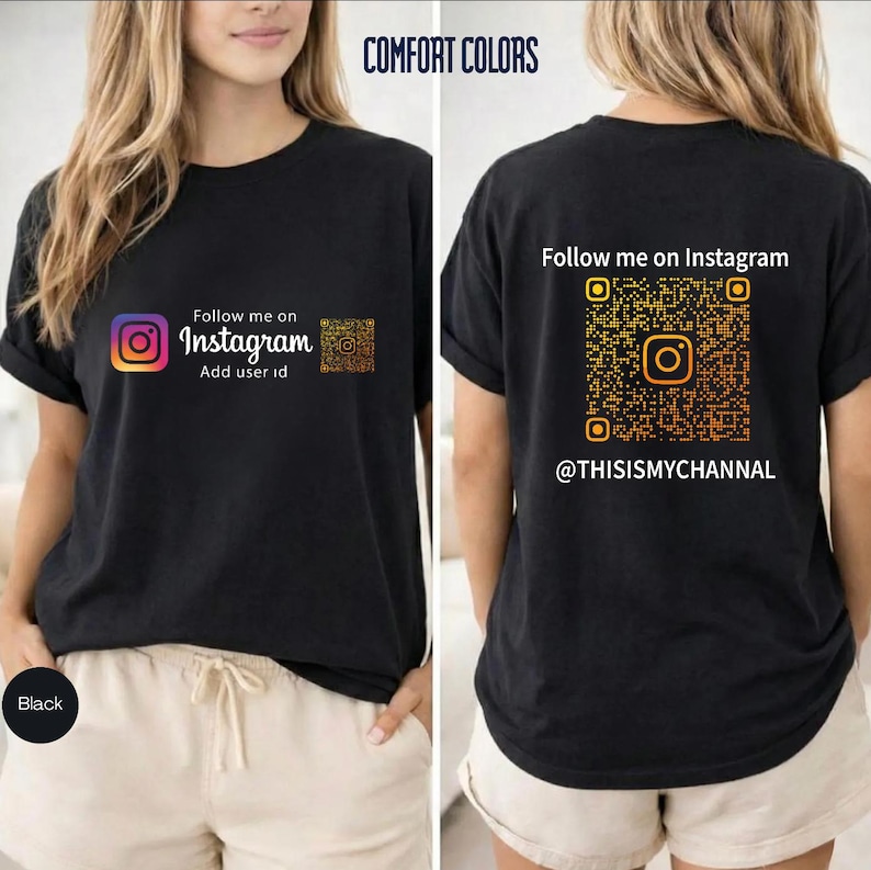 Custom QR Code Instagram - Personalized Social Media Business