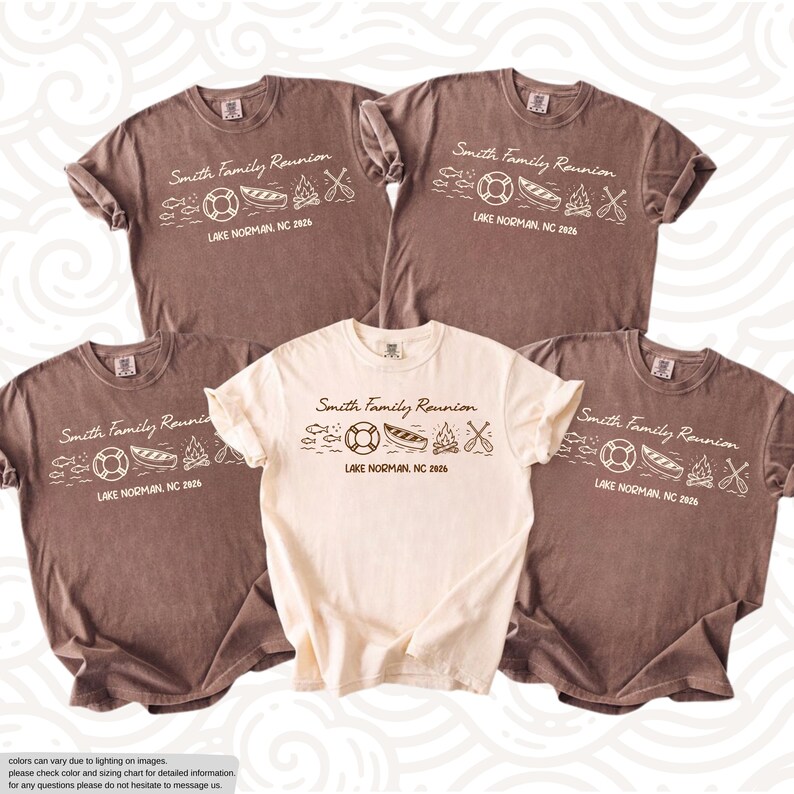 Personalized Family Reunion - Matching Beach Vacation & Summer Trip Gift