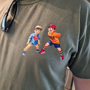 Husband loved it and wore it the day he received it! + He immediately noted how soft the shirt was too. Shipped quickly and great customer service from the shop. Highly recommend :D