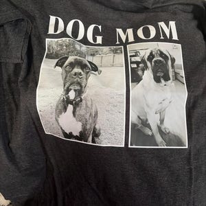 I ordered a shirt for my sister with her dogs on it and it turns out perfect! Can’t wait to give it to her.