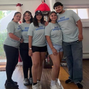 T-shirts were amazing! great quality and arrived on time. Super satisfied with product! We got these t-shirts when we went to visit my son's newborn baby, we made such an impact, it was great.
